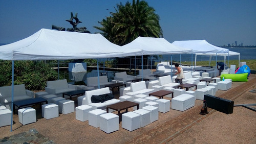 Imagen 3 de 5 de Alquiler Gazebos Carpas Gasebos Con Paredes: Flete Incluido.