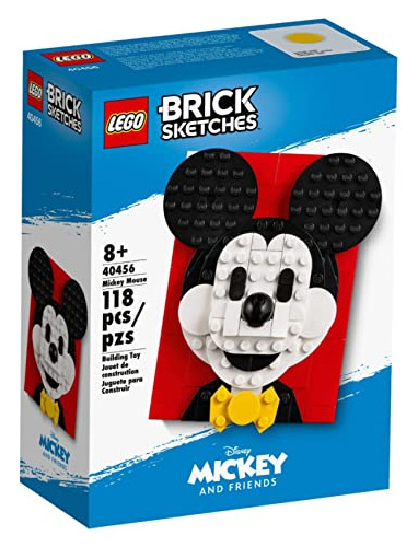 Bocetos De Lego Ego Brick: Mickey Mouse (118 Unidades)