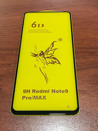 Mica De Vidrio 6d Para Xiaomi Redmi Note 9s / Pro / Max 