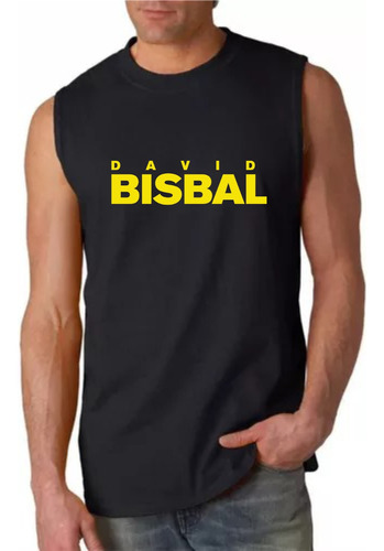 Musculosa Personalizada En Vinilo David Bisbal