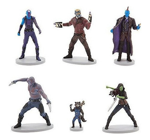 Conjunto De Estatuillas De Marvel Guardians Of The Galaxy Vo