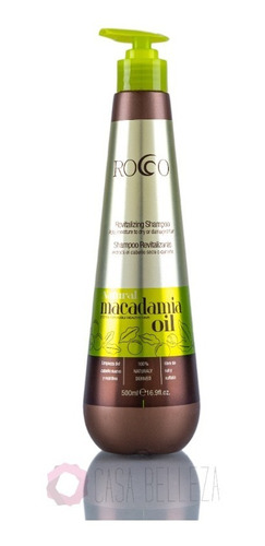 Rocco® Shampoo Hidratante De Macadamia Oil 500ml