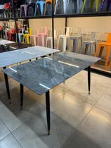Comprar Mesa Comedor Rectangular Tipo Mármol Vitrocerámica 1.40x0.80
