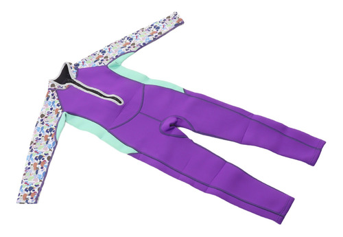 Traje De Baño Térmico Para Niños, Neopreno De 2,5 Mm, Manga