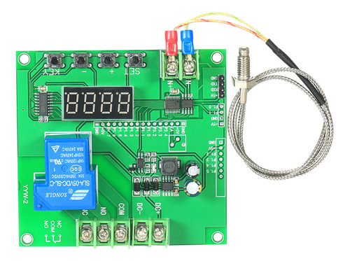 Módulo Controlador De Temperatura Con Sonda De Sensor Tipo K