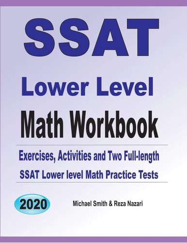 Libro: Ssat Lower Level Math Workbook: Math Exercises, Activ