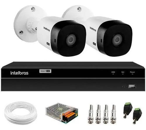 Kit Completo Intelbras Com 02 Cameras 1120 B