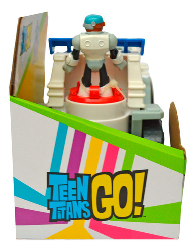 Camion Combate Transformable Cyborg Teen Titans Go Imaginext
