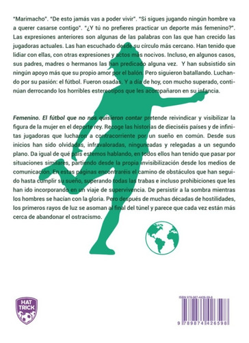 Libro Femenino El Fútbol Que No Nos Quisieron Contar