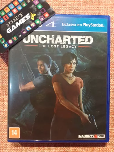 Mídia Física Jogo Uncharted 4: A Thief's End Ps4 Original - GAMES