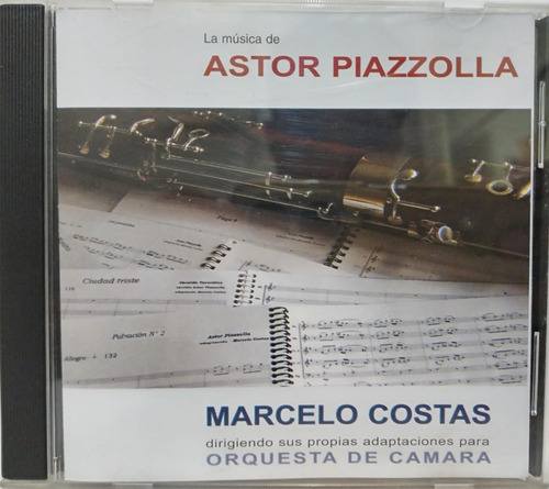 Astor Piazzolla, Marcelo Costas  La Musica De Piazzolla Cd