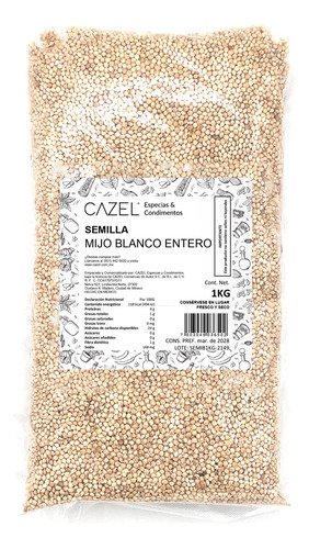 Mijo Blanco Entero Premium 1kg