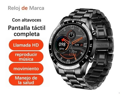 Imagen 2 de 10 de Reloj Inteligente Contestar Llamada Deportivo Contra Agua