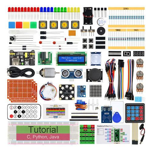 Freenove Kit De Inicio Definitivo Para Raspberry Pi Pico (no