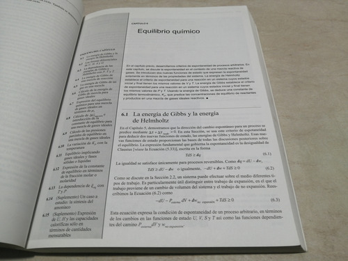 Libro. Introducción A La Físicoquimica. Termodinámica. Engel (Usado)
