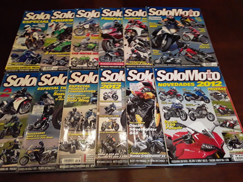 Lote De Revistas (12) Solo Moto 30 (2011)