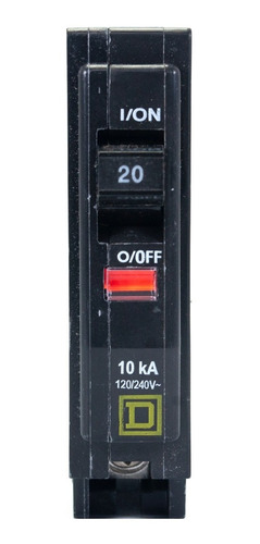 Pastilla Square D 20 Amp. Qo120 (pack 5pz)