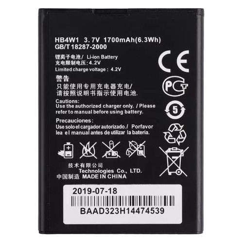 Pila Bateria Ion Litio Hb4w1 Para Huawei Ascend Y530 G510