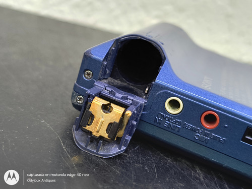 Reproductor Minidisc Sony Md Walkman Mz-r700 No Sirve Lector Azul Acero (Usado)