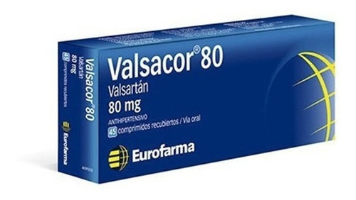 Valsacor® 80mg X 45 Comp. (valsartán) | Antihipertensivo