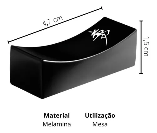 Mandiali e-Shop : Kit 6 Peças para Comida Japonesa Pratos Copo Molheira  Hashi Hashioki