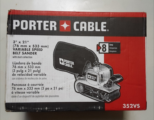 Lijadora De Banda Porter Cable.. 3x21