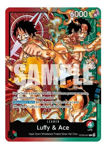 Bandai Card One Piece Tcg St-30 Starter Deck Ex Luffy & Ace