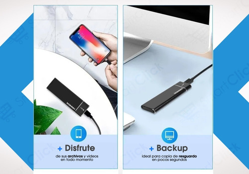 Imagen 5 de 10 de Adaptador M2 Ssd Usb C 3.1 Carry Disk Tarjeta Ngff B+m Key