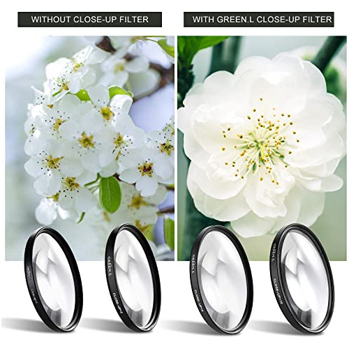 Juego De Filtros De Primer Plano De 58 Mm (+1, +2, +4, +10),
