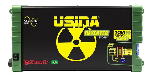 Inversor De Tensao Senoidal Usina 1500w 12v 120v