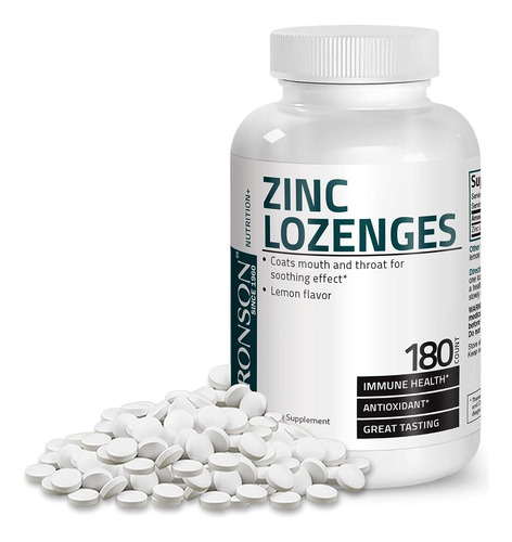 Suplementos Zinc Lozenges Antioxid - Unidad a $1772