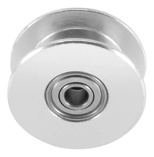 4 Polias Gt2 Lisa Com Rolamento Furo 5mm Para Correia 6mm