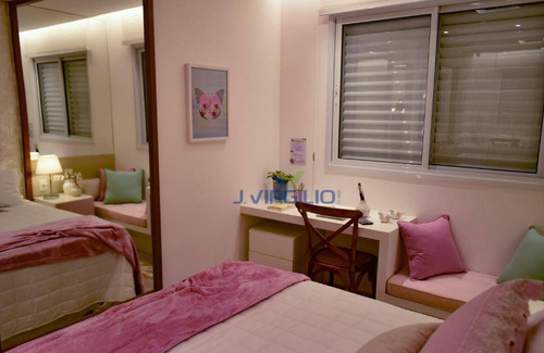Imagem 2 de 26 de Apartamento Com 3 Quartos À Venda, 83 M² Por R$ 346.915 - Parque Amazônia - Goiânia/go - Ap0683
