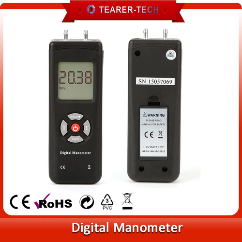 Manometro Indicador Presión Digital Diferencial Psi Mbar Rec
