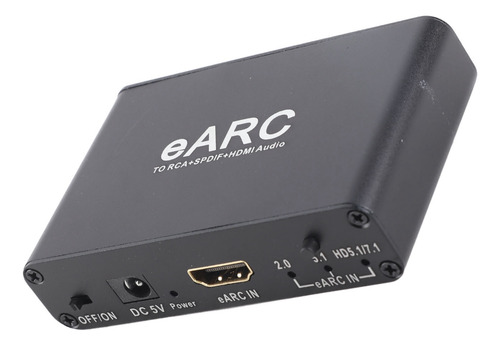 Extractor De Sonido Earc Arc, Interfaz Multimedia Hd Óptica