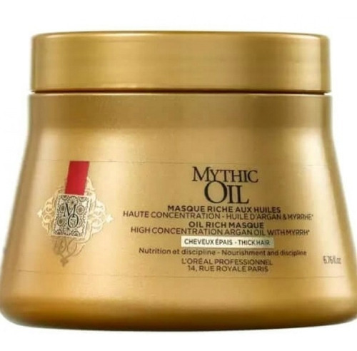 Mascarilla Mythic Oil Loreal 200ml Con - mL a $660