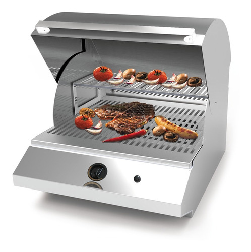 Churrasqueira Gas Grill Cooktop Inox Portátil Promoção