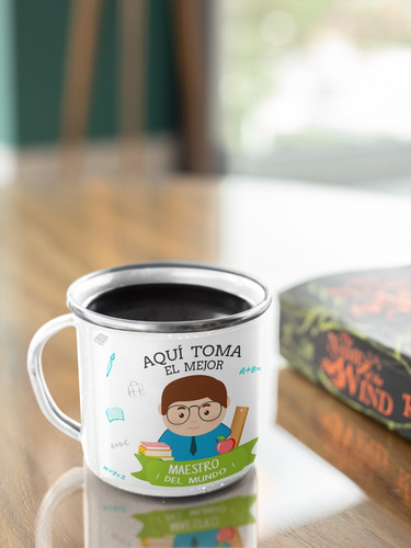 Taza Enlozada Café Y Clases - Días De Profesor