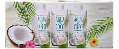 Agua De Coco Pack 18 Pzs Mm