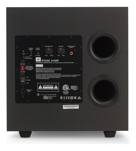 Subwoofer Jbl Stage A100p Activo 10 Negro