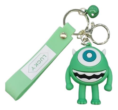 Llavero De Goma Mike Wazowski Monster Inc - Sector 2814 