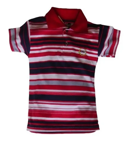 Playera polo rayas sale
