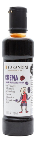 Aderezo De Vinagre Balsámico De Modena Y Frutos Rojos 250 Ml