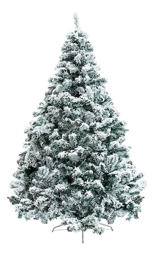 Arbol Navidad Nevado Frondoso Artificial 2.10 M Pino Pachon