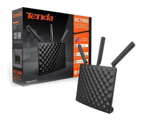 Roteador Tenda AC15 preto 100V/240V