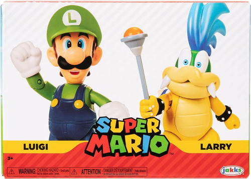 Pack Figuras Luigi Y Larry Koopa Jakks Pacific