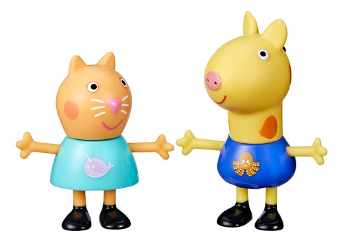Figura de acción Candy Cat y Gerand Giraffe hasbro de Hasbro Peppa Pig