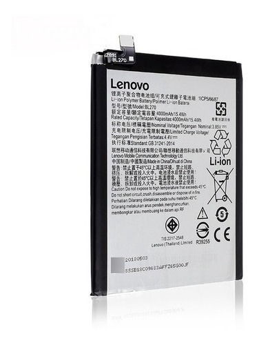Bateria Pila Motorola G6 Play Lenovo Bl-270  Mayor Y Detal