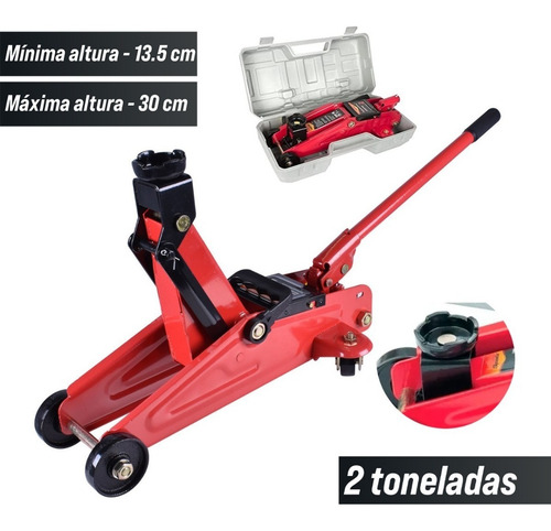 Imagem 1 de 3 de Macaco Hidráulico Tipo Jacaré 2 Tonelada 510085 Sparta