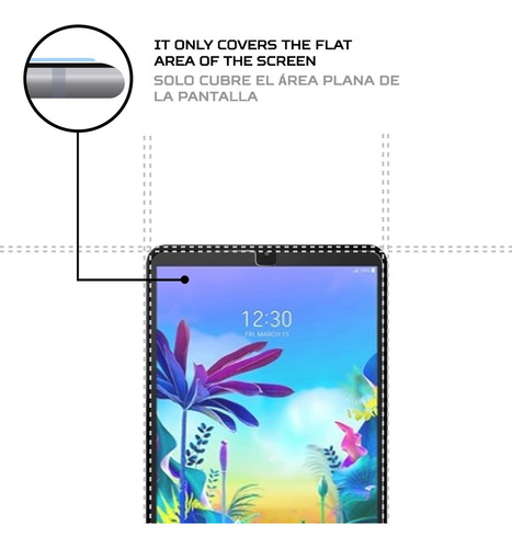Protector De Pantalla Antishock Para LG G Pad 5 10.1
